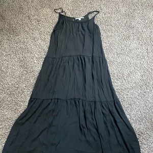 Black maxi dress